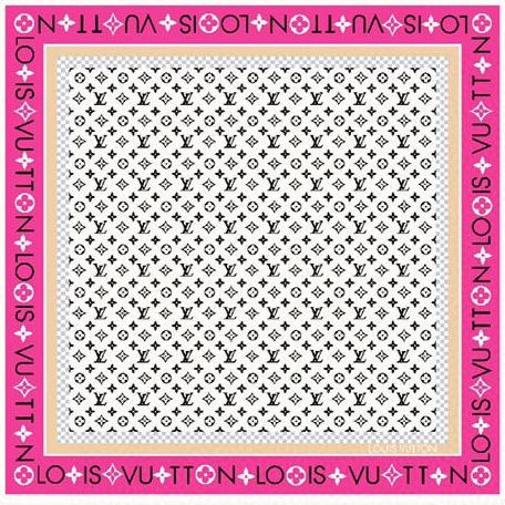 MONOGRAM INFINITY 135 CM SQUARE SILK SCARF COLORFUL 398265 mysite