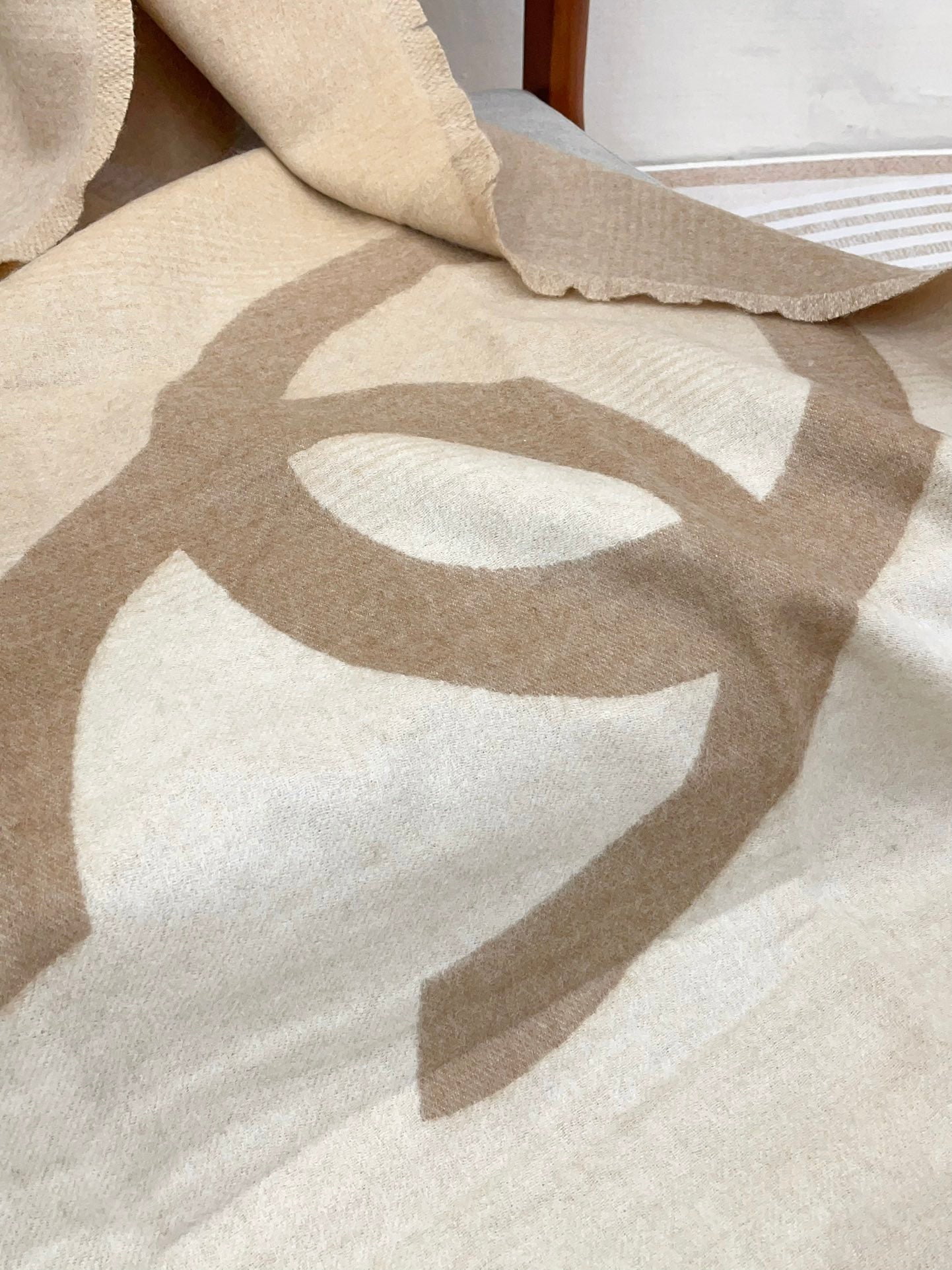 CASHMERE GRADIENT SCARF 200 CM CAMEL BEIGE 402091 mysite