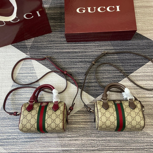 GG Ophidia Bag 16cm Canvas leather 339631