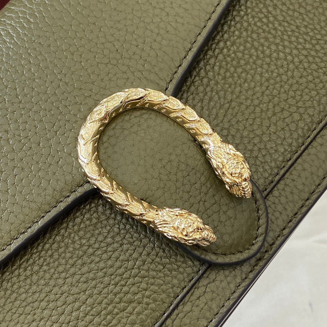 GG Dionysus Chain bag 20cm Green Grained Leather 339610 mysite