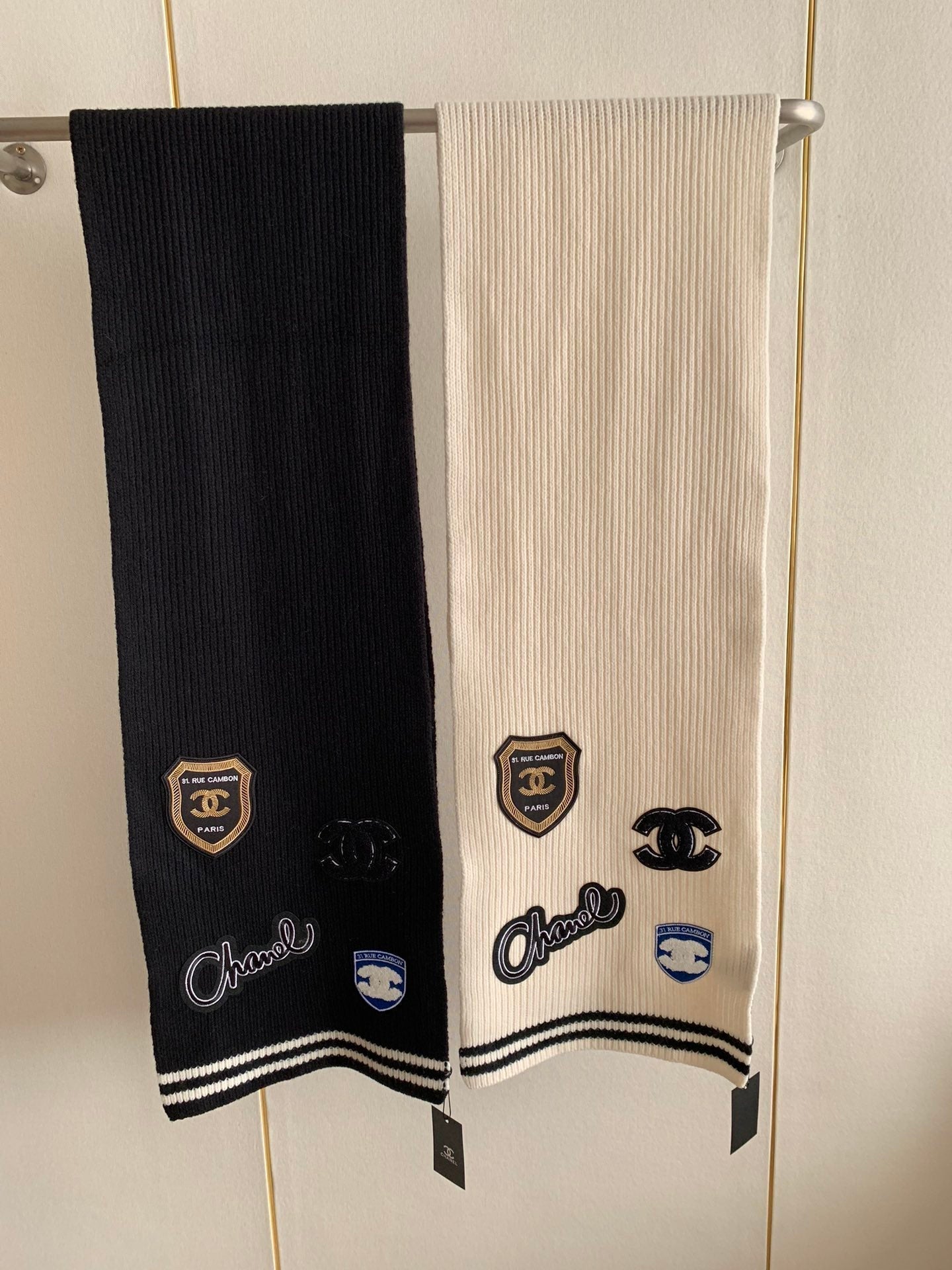 SCARF 200 CM IN WHITE PURE CASHMERE WITH STICKER 392880 mysite