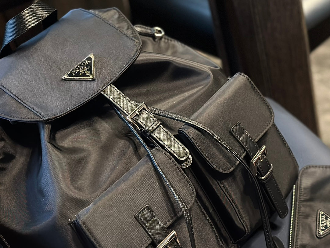 PRA DUMA 32 BACKPACK IN BLACK RE-NYLON mysite