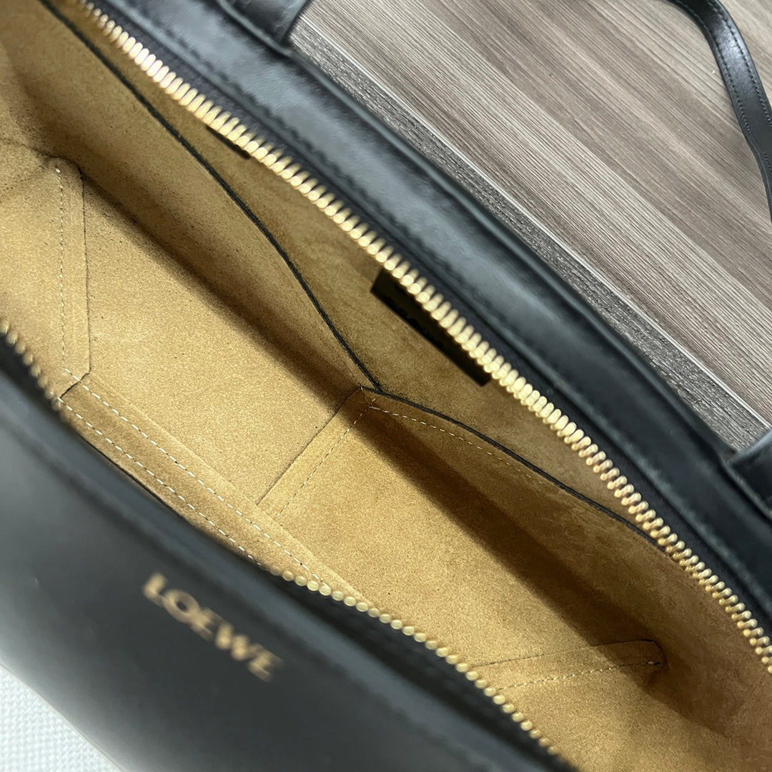 PUZZLE FOLD CROPPED 39 BAG IN BLACK SOLF GRAINED CALFSKIN mysite