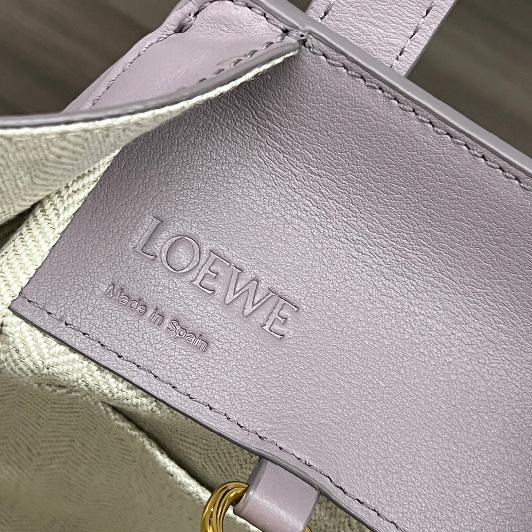 LOE MINI 20 HAMMOCK BAG IN DUSTY PINK CALFSKIN mysite
