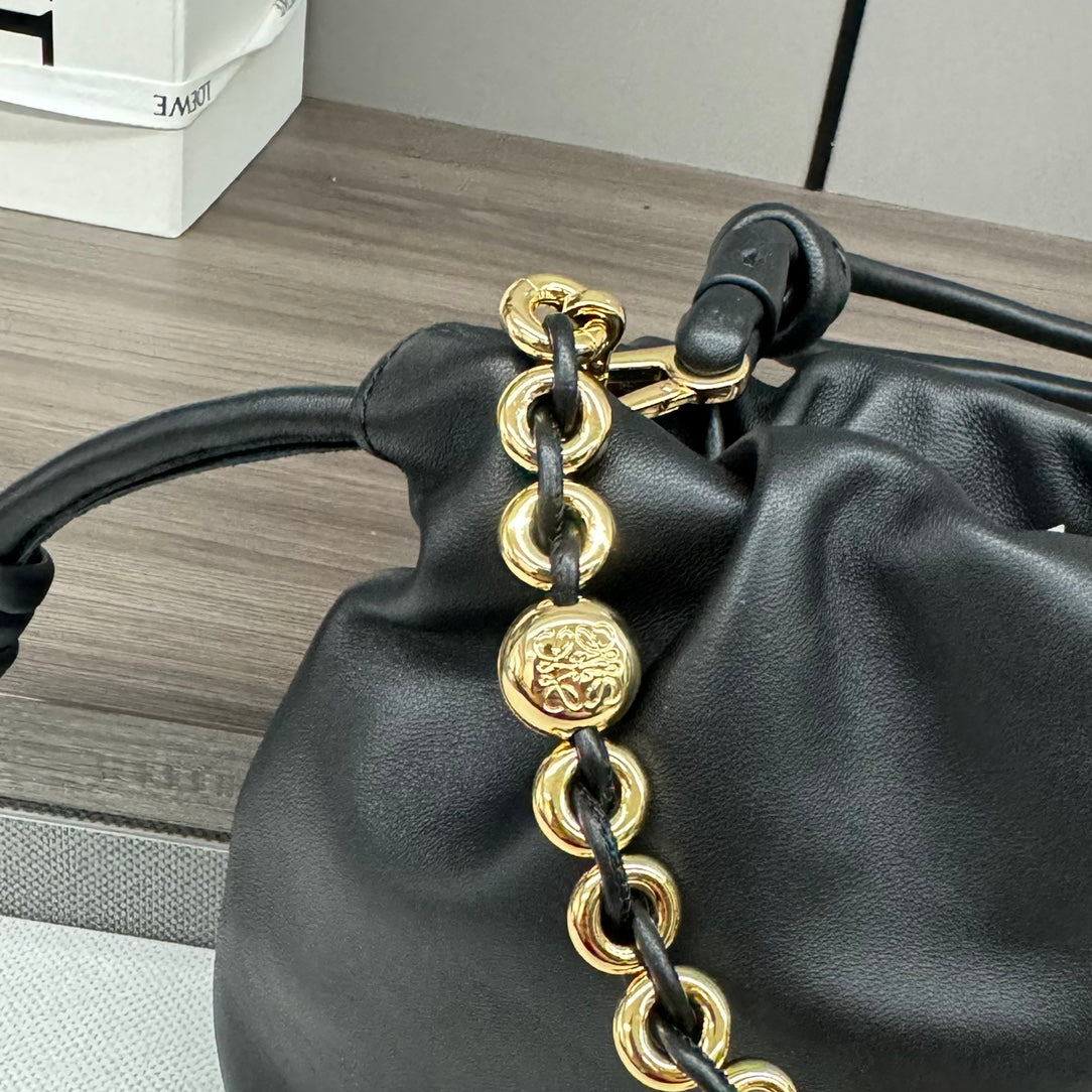 Loewe Flamenco Purse 23 Black Lambskin Ghw mysite