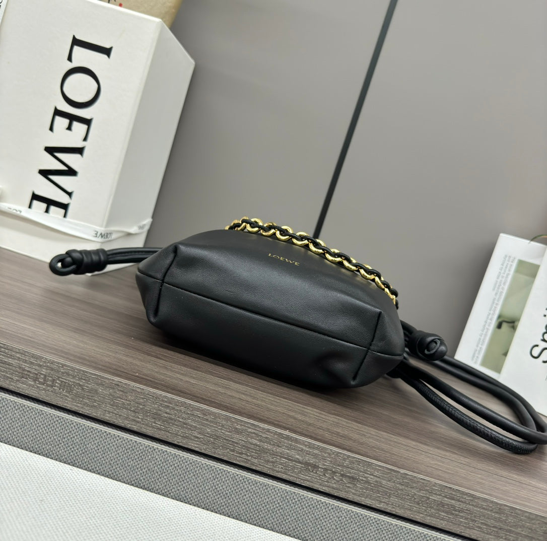Loewe Flamenco Purse 23 Black Lambskin Ghw mysite