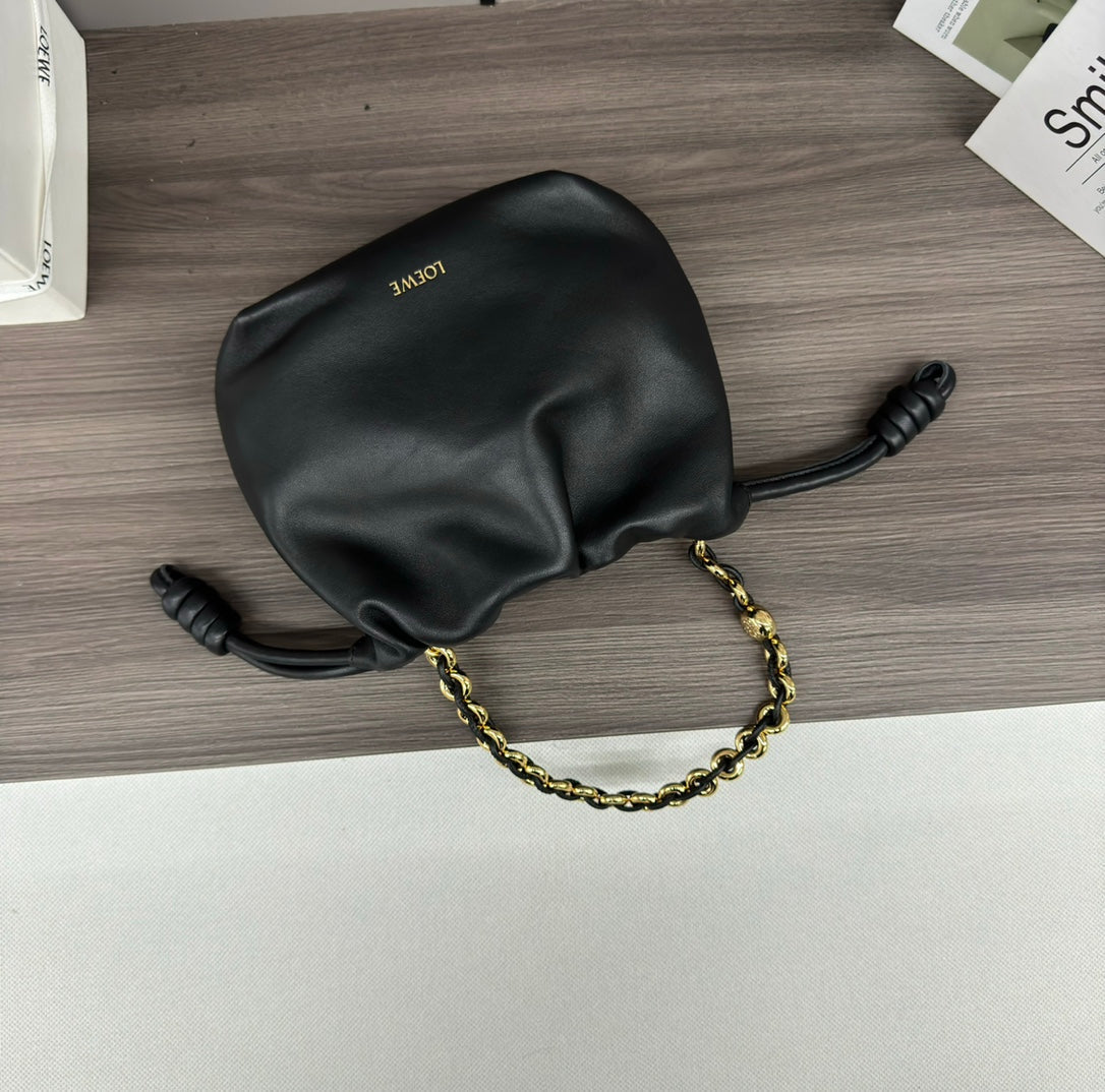 Loewe Flamenco Purse 23 Black Lambskin Ghw mysite