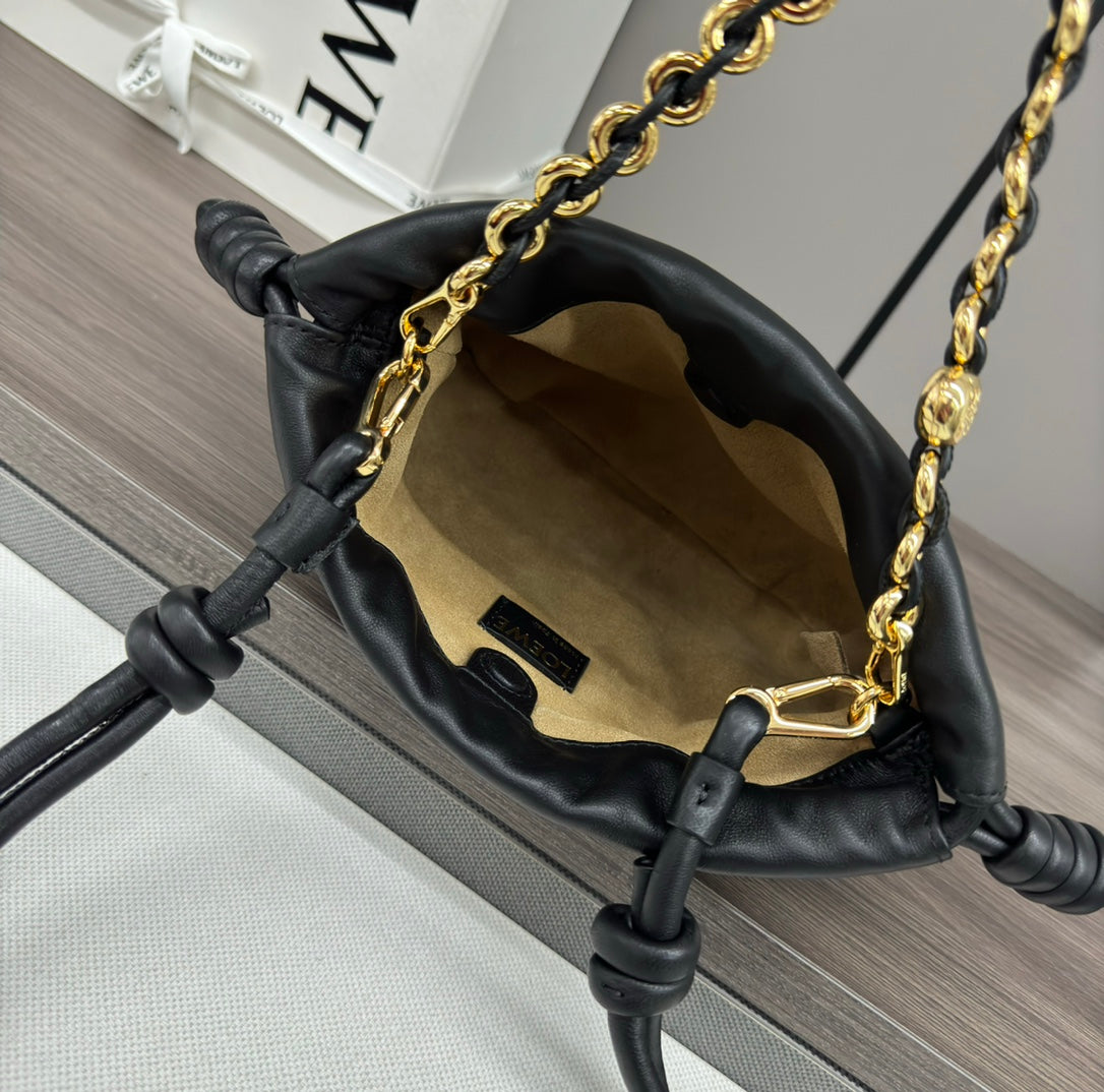 Loewe Flamenco Purse 23 Black Lambskin Ghw mysite