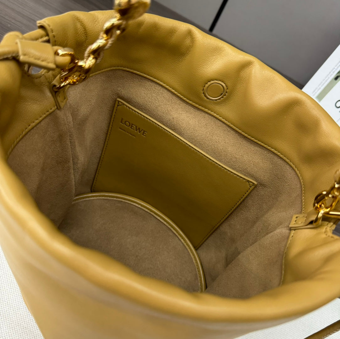Loewe Flamenco Purse Bucket 32 Gold Lambskin Ghw mysite