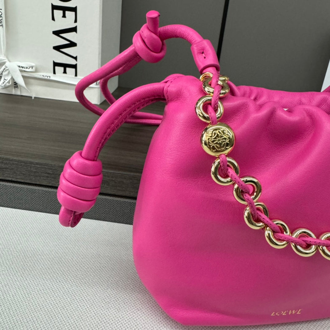 Loewe Flamenco Purse 23 Pink Lambskin Ghw mysite