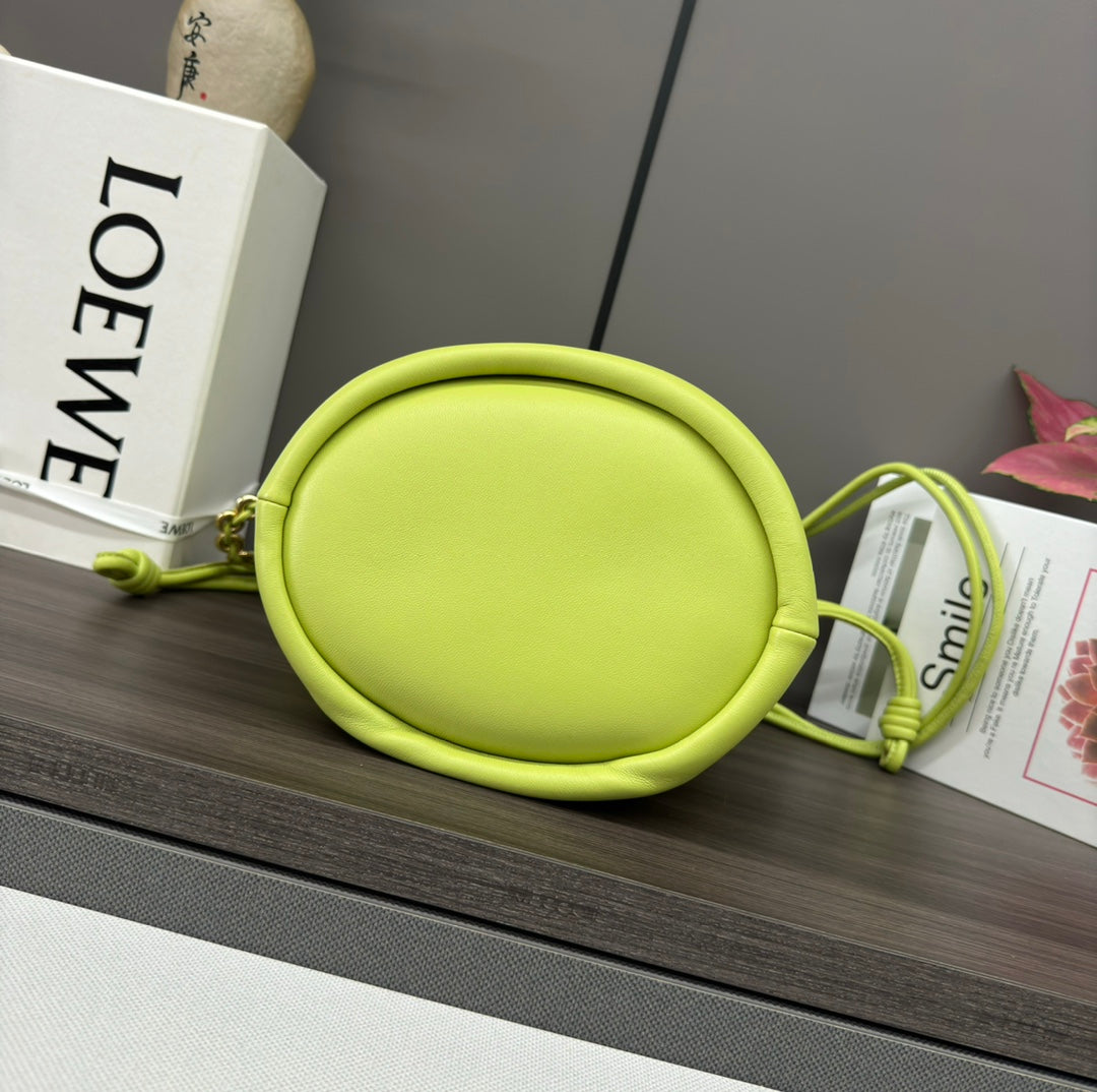 Loewe Flamenco Purse Bucket 32 Lime Lambskin Ghw mysite