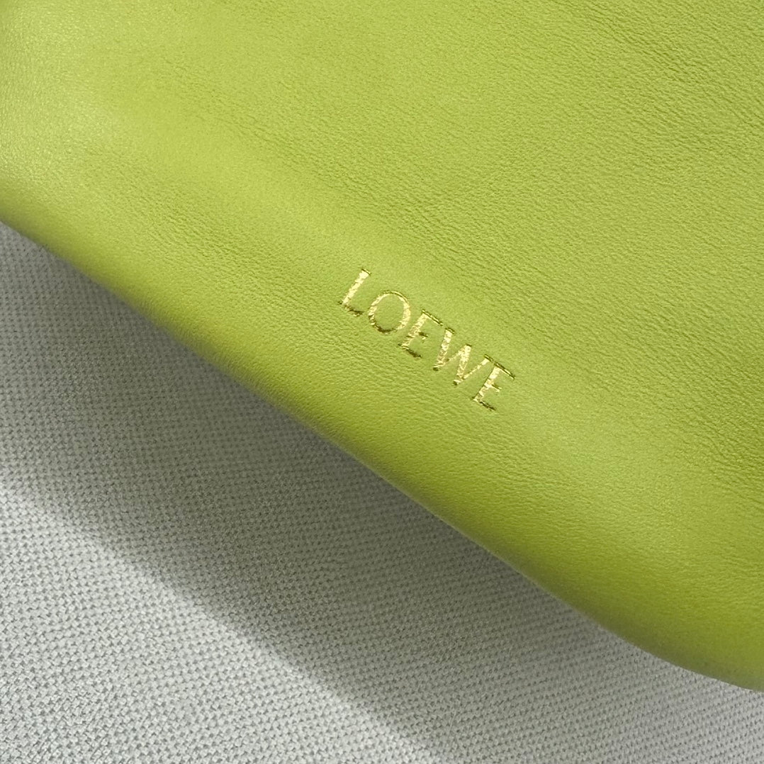 Loewe Flamenco Purse Bucket 32 Lime Lambskin Ghw mysite