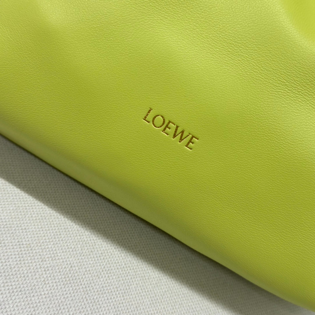Loewe Flamenco Purse 30 Lime Lambskin Ghw mysite