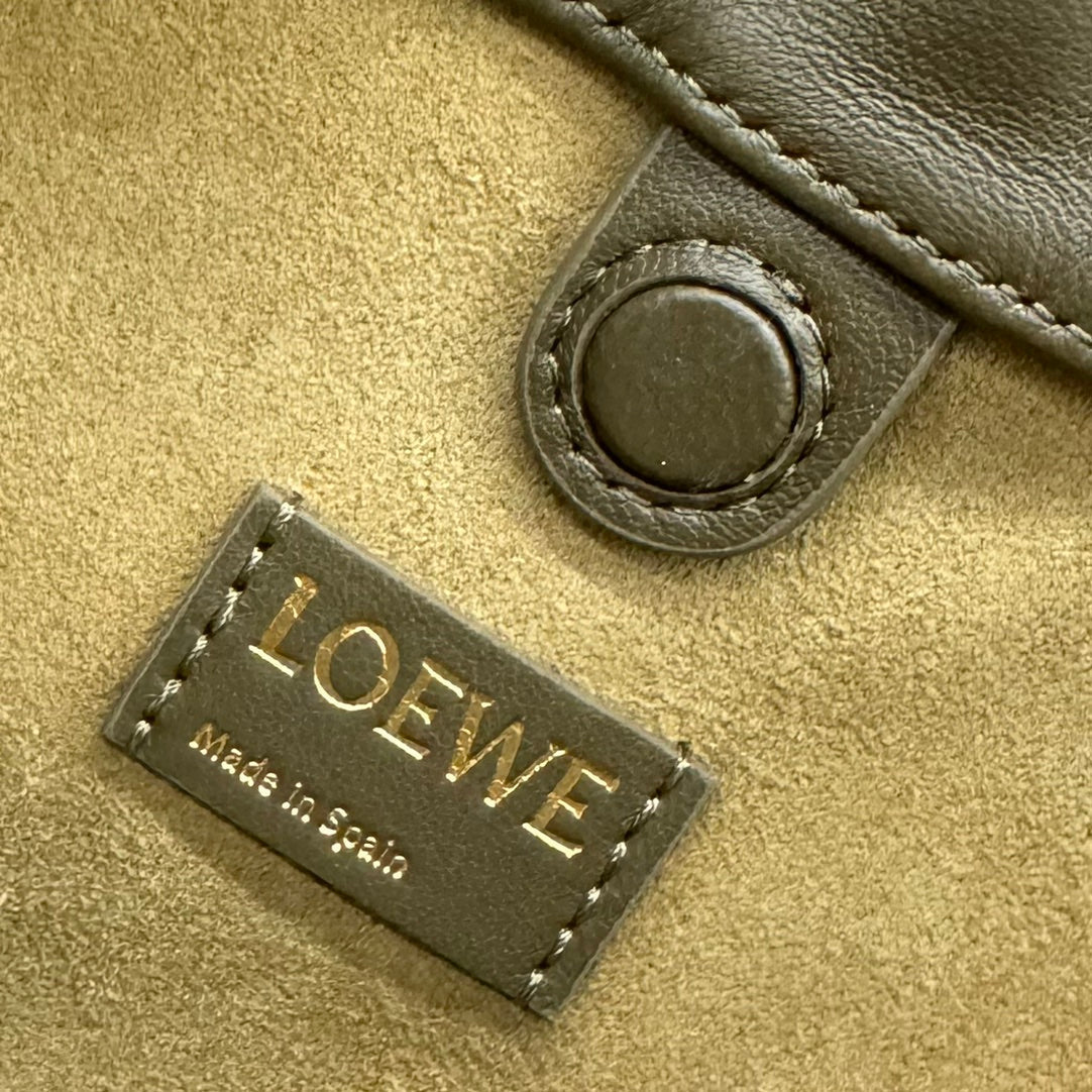 Loewe Flamenco Purse 23 Olive Lambskin Ghw mysite