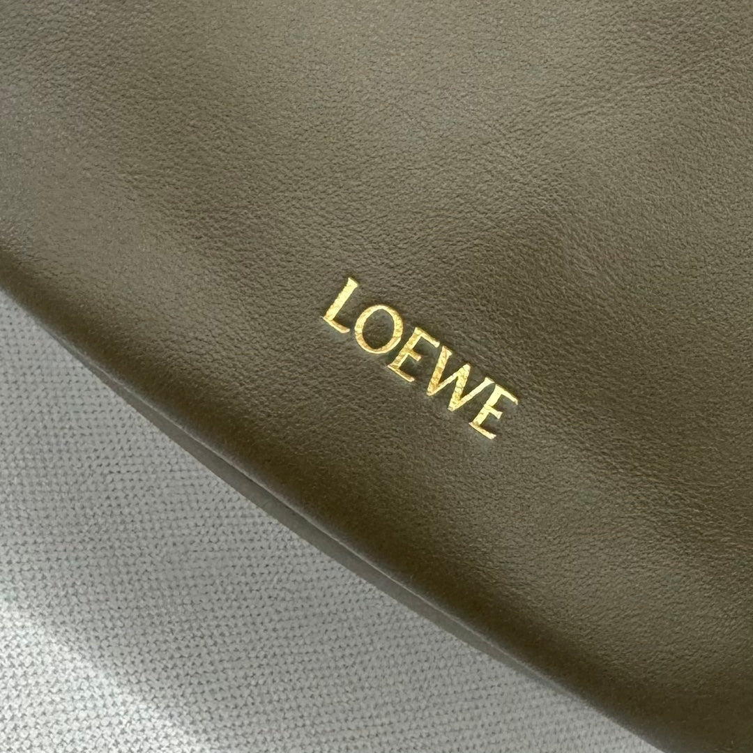 LOE 32 FLAMENCO PURSE BUCKET IN ARMY GREEN LAMBSKIN mysite