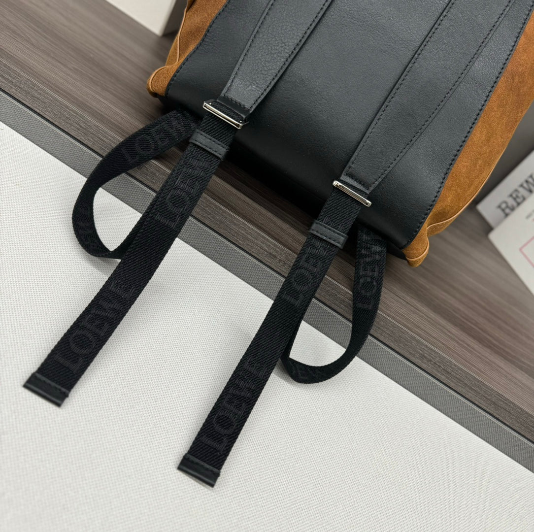 FLAMENCO 40 BACKPACK IN CINNAMON BROWN SUEDE mysite