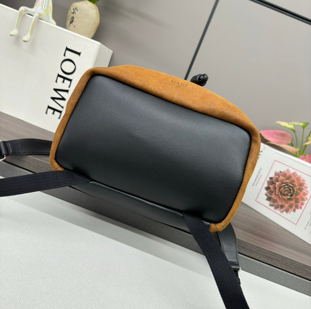 FLAMENCO 40 BACKPACK IN CINNAMON BROWN SUEDE mysite