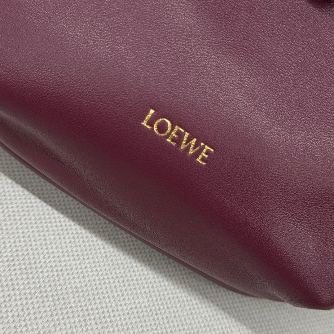 Loewe Flamenco Purse 23 Burgundy Lambskin Ghw mysite