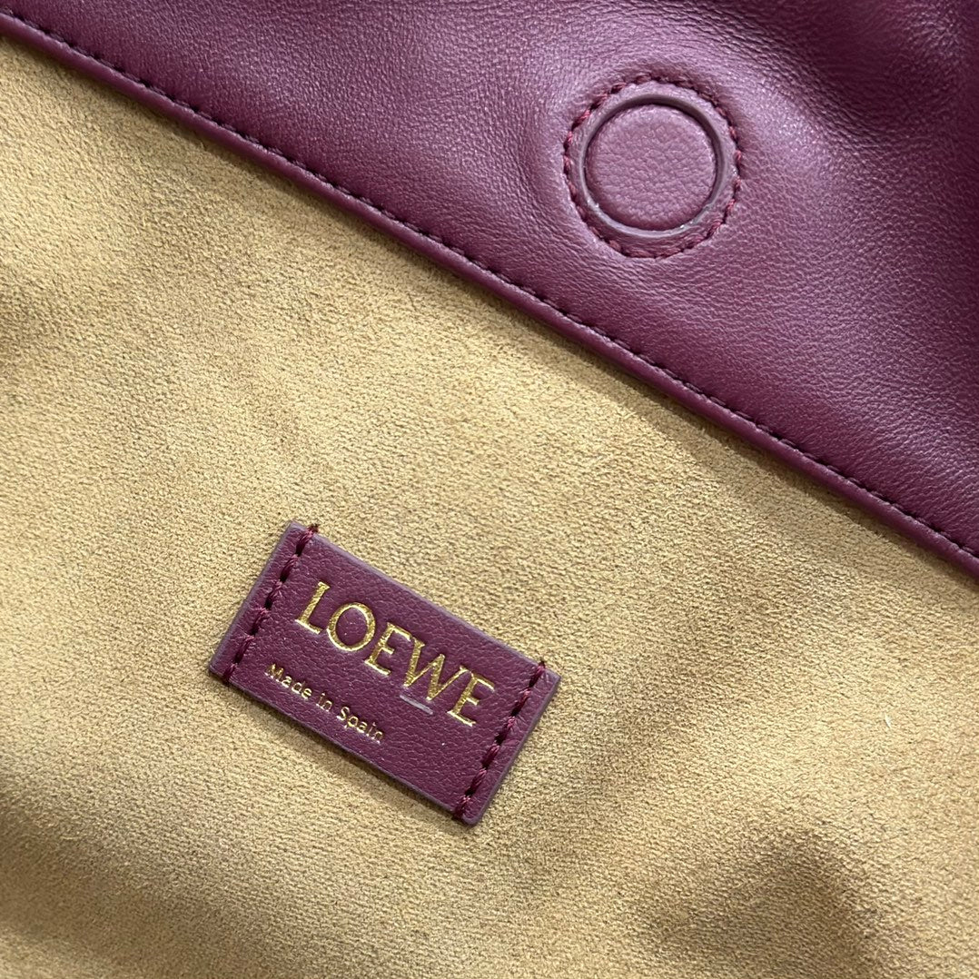 Loewe Flamenco Purse 30 Burgundy Lambskin Ghw mysite