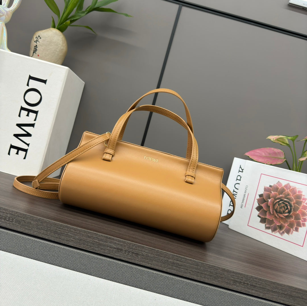 CYLINDER BAG 25 IN PEANUT BROWN CALFSKIN mysite