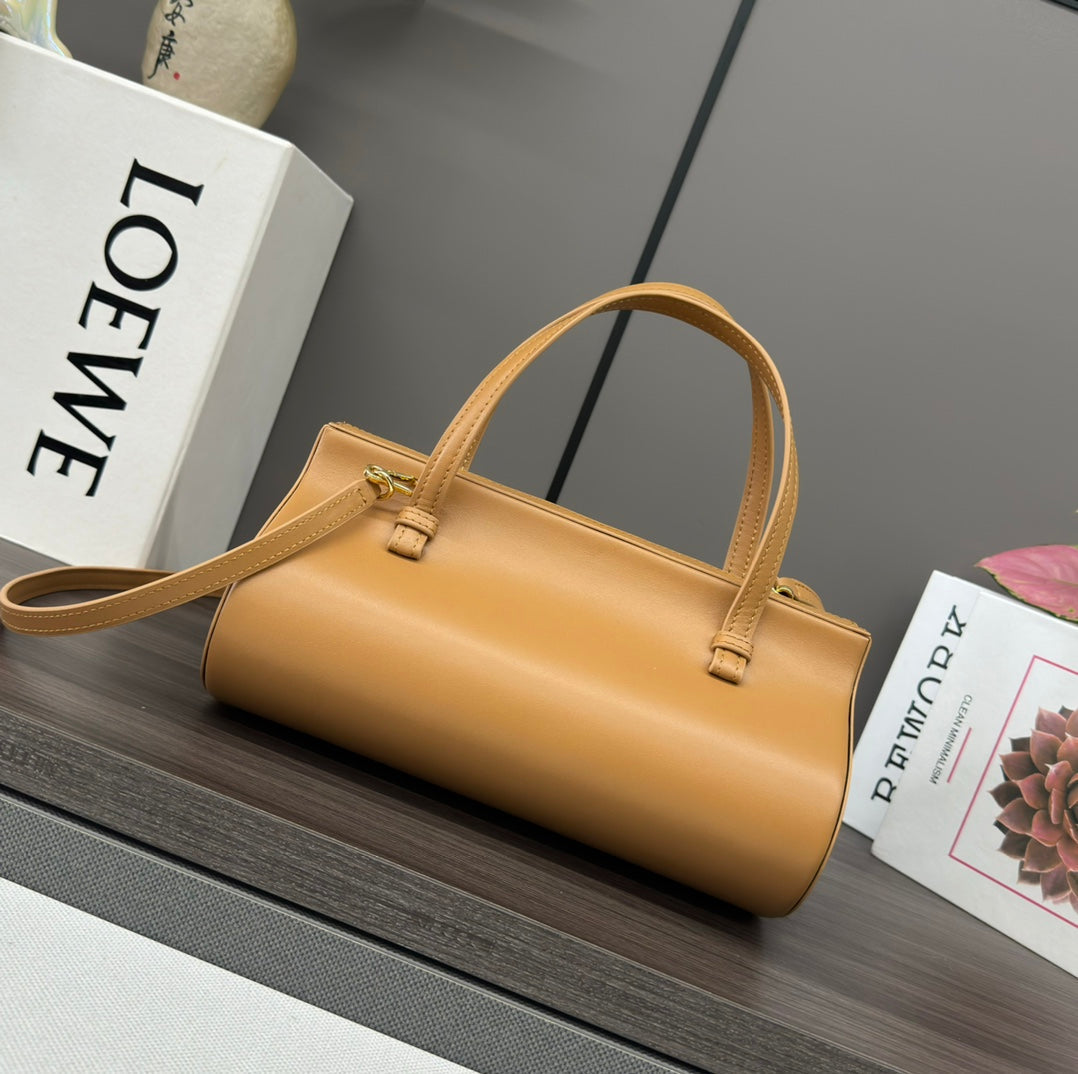 CYLINDER BAG 25 IN PEANUT BROWN CALFSKIN mysite