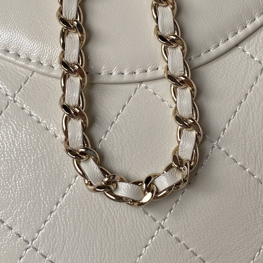 cc 24s31 nano shopping bag 17.5cm cream lambskin gold hardware mysite