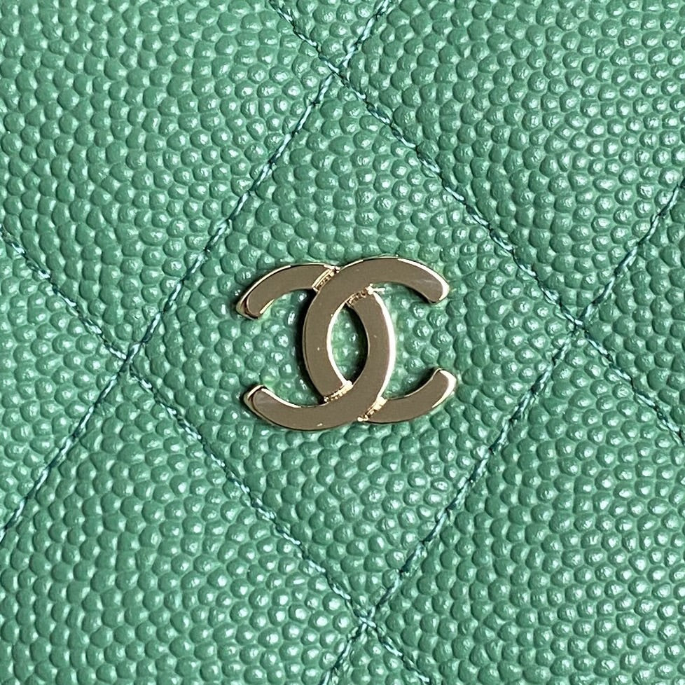 CC 25C Hobo Bag 21.5cm Top Handle Dark Green Grained Calfskin mysite