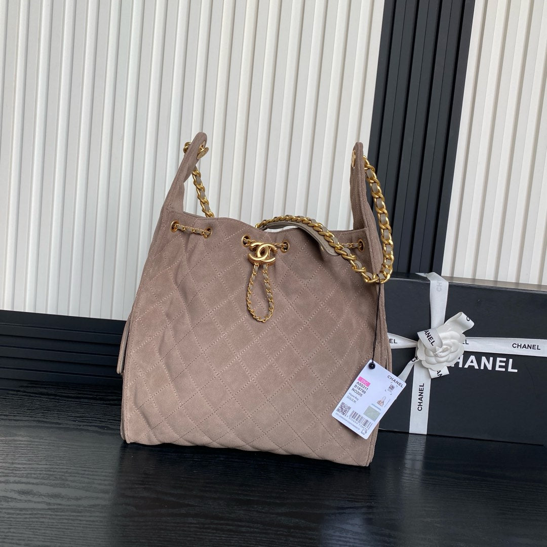CC 25C Hobo Bag 40cm Rosy Brown Suede mysite