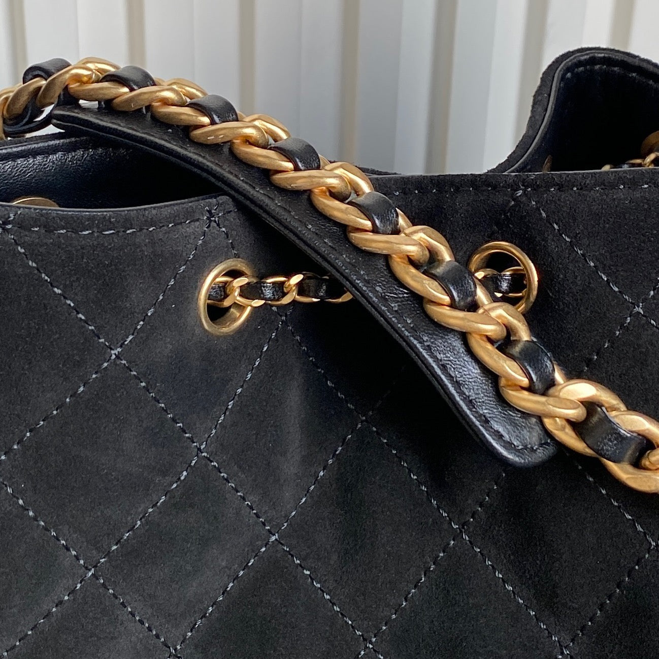 CC 25C Hobo Bag 40cm Black Suede mysite