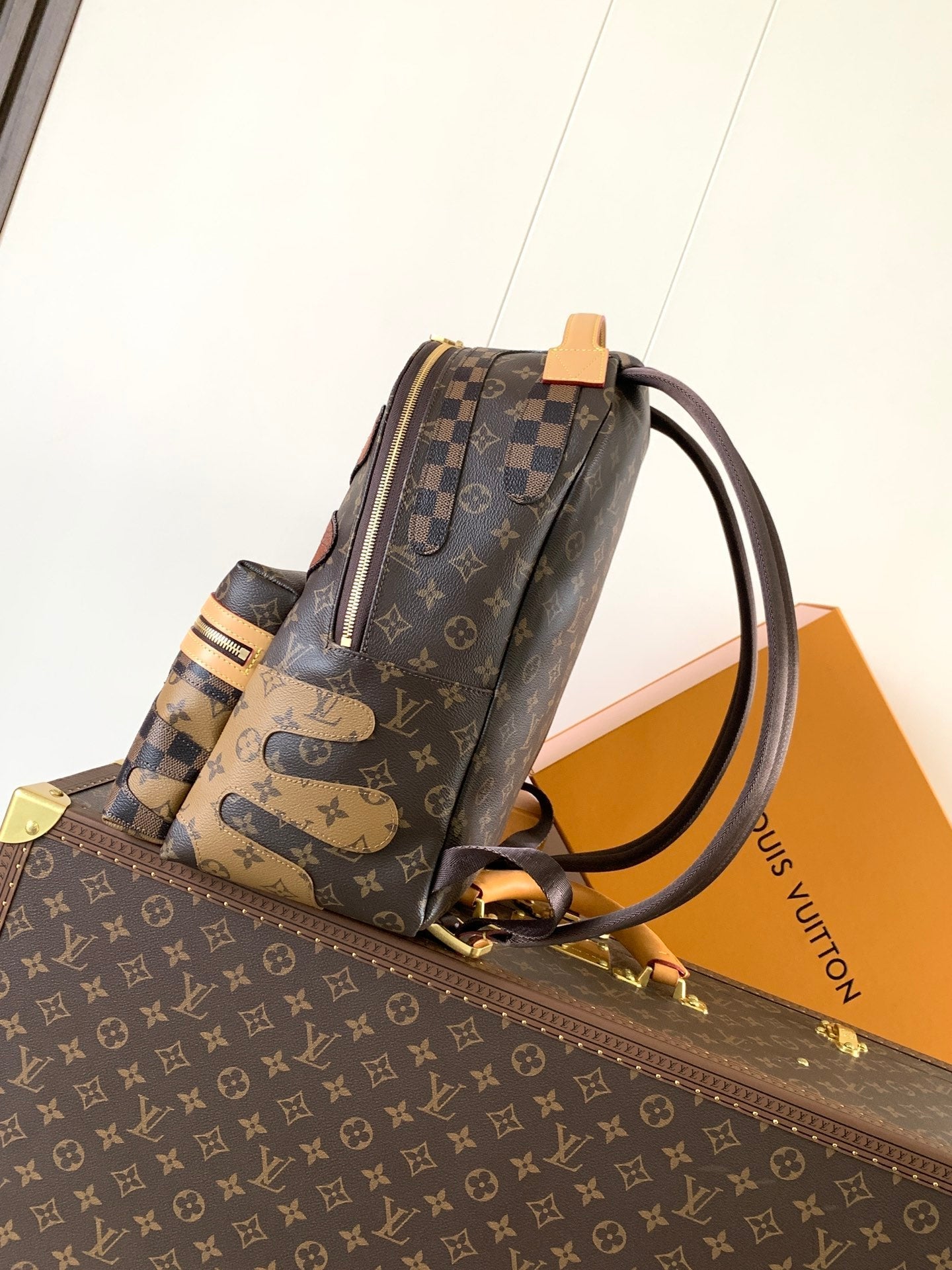 LV Discovery PM Backpack Brown Monogram Landscape Canvas mysite