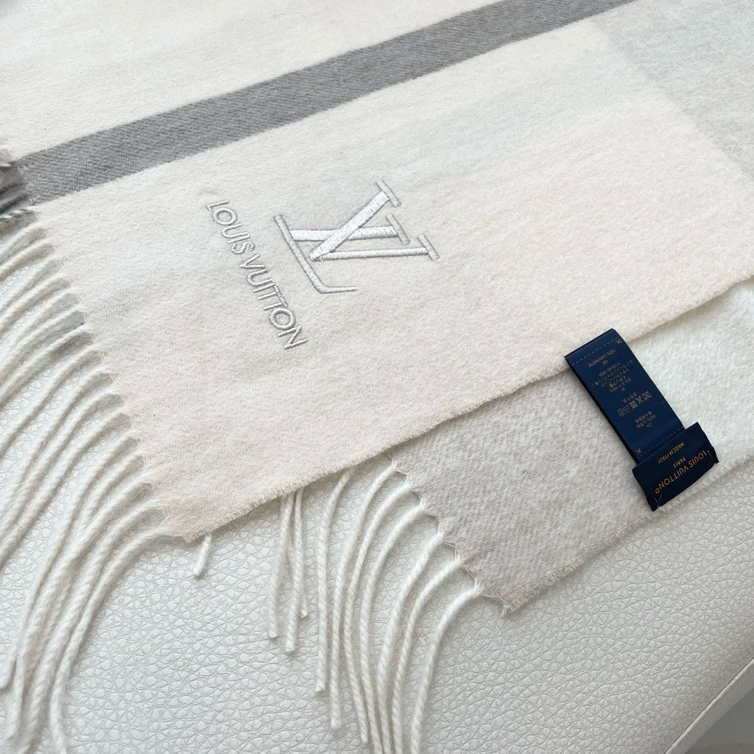 SCARF 180 CM IN BEIGE CASHMERE 394703 mysite