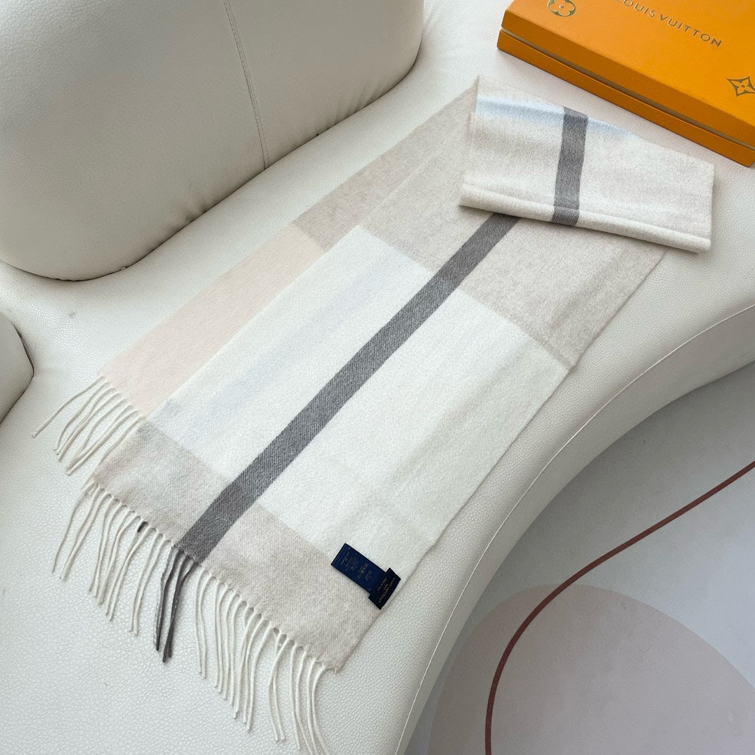 SCARF 180 CM IN BEIGE CASHMERE 394703 mysite