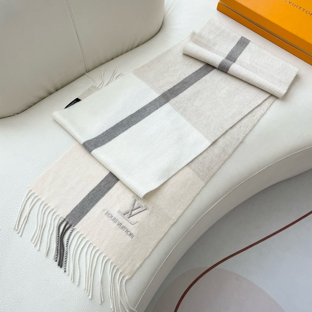 SCARF 180 CM IN BEIGE CASHMERE 394703 mysite