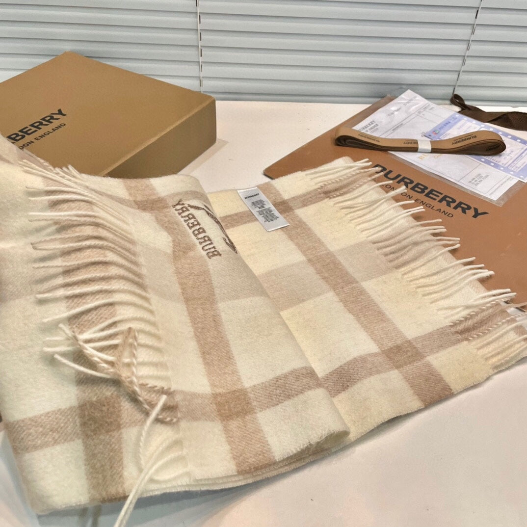 CLASSIC CHECK SCARF 180 CM IN COLORFUL CASHMERE 408962 mysite