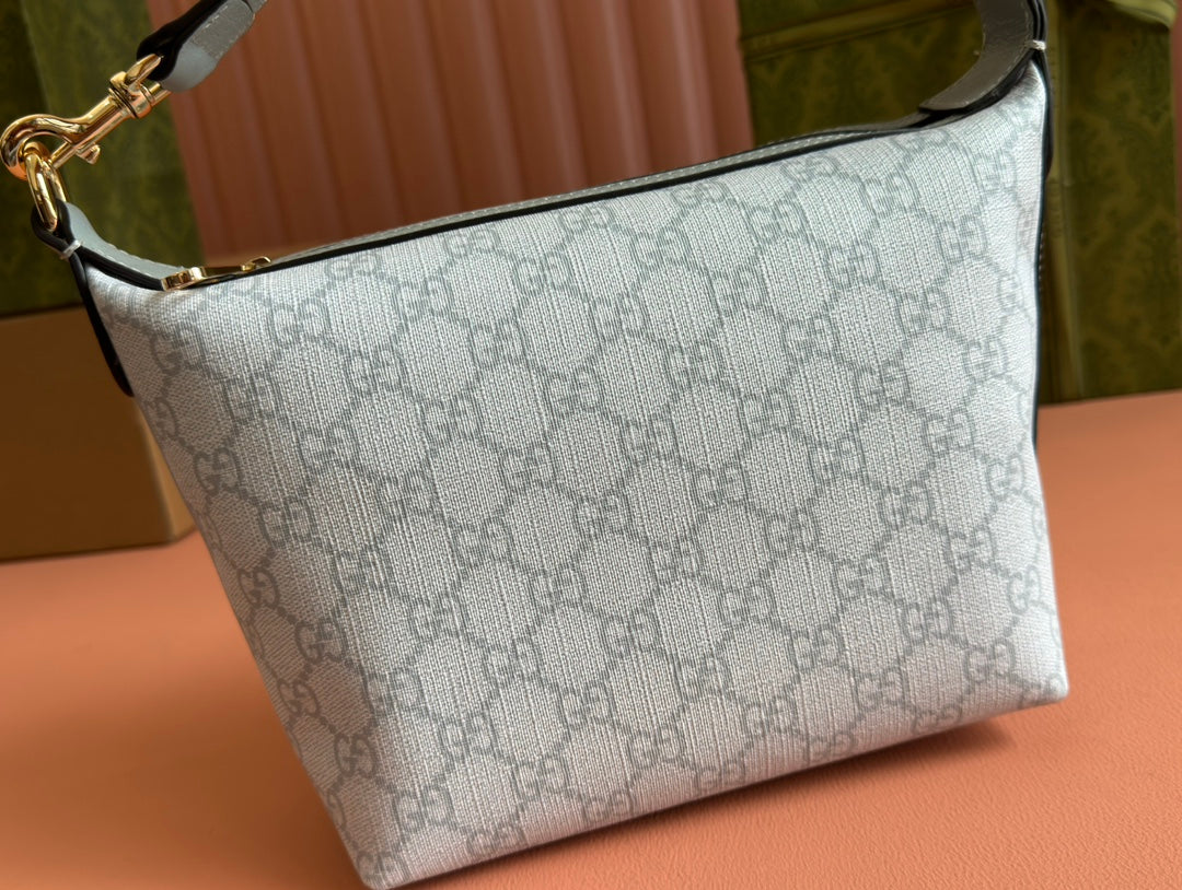 Gucci Ophidia 20cm Bag Blue Gray Canvas 239921 mysite