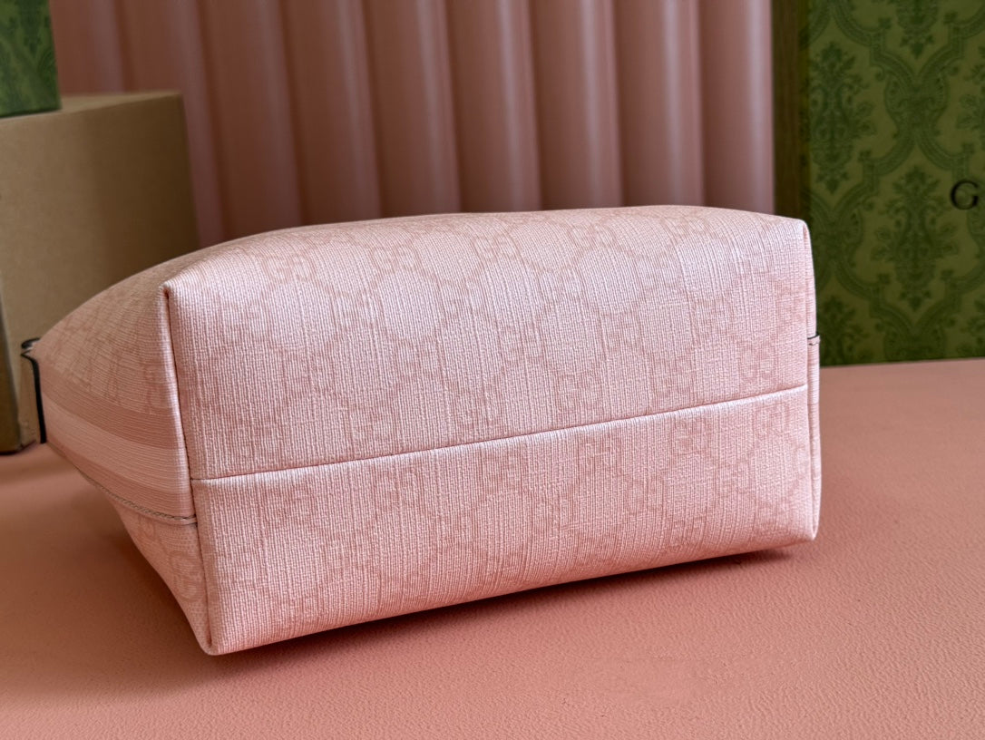 Gucci Ophidia 20cm Bag Pink Canvas 239922 mysite