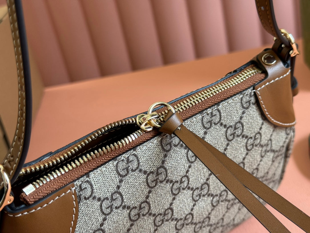 Gucci Ophidia 24.5cm Bag Ebony Brown Canvas 248564 mysite
