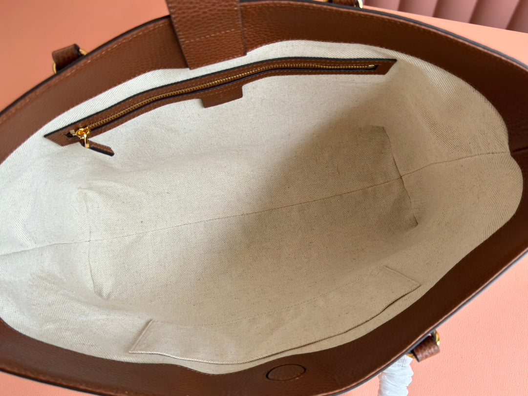 Gucci Ophidia 38cm Bag Blue Brown Leather Canvas 244458 mysite