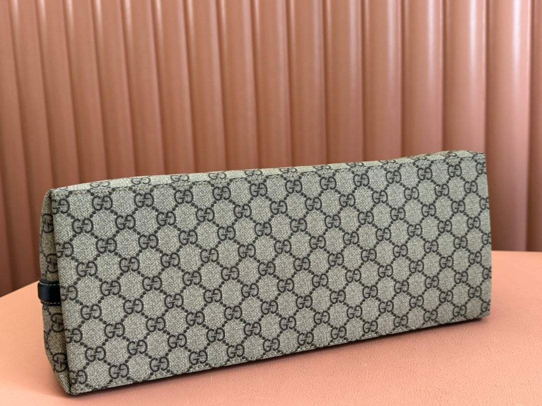 Gucci Ophidia 36cm Bag Ebony Black Canvas 248557 mysite