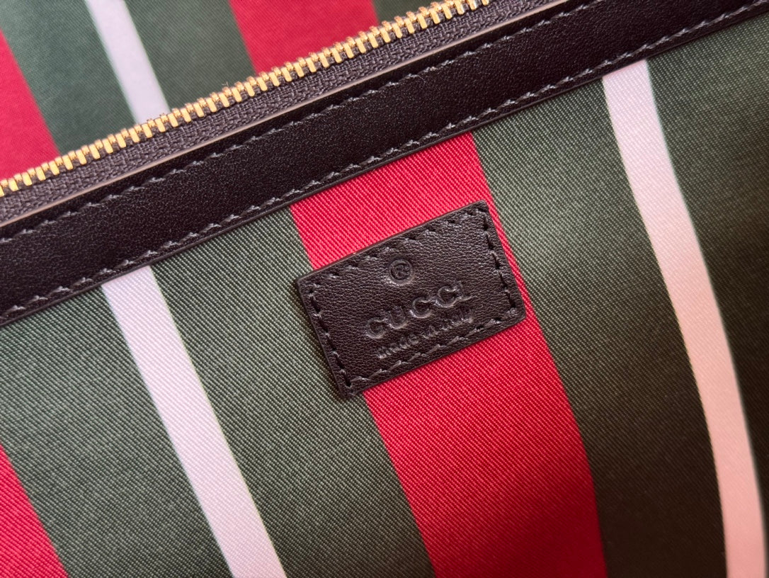 Gucci Ophidia 36cm Bag Ebony Black Canvas 248557 mysite