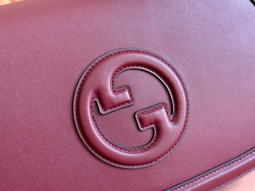 Gucci Blondie 32 Bag Rosso Ancora Red Leather 239905 mysite