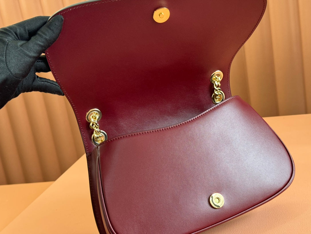 Gucci Blondie Small Shoulder Bag 26 Burgundy Calfskin 272180 mysite