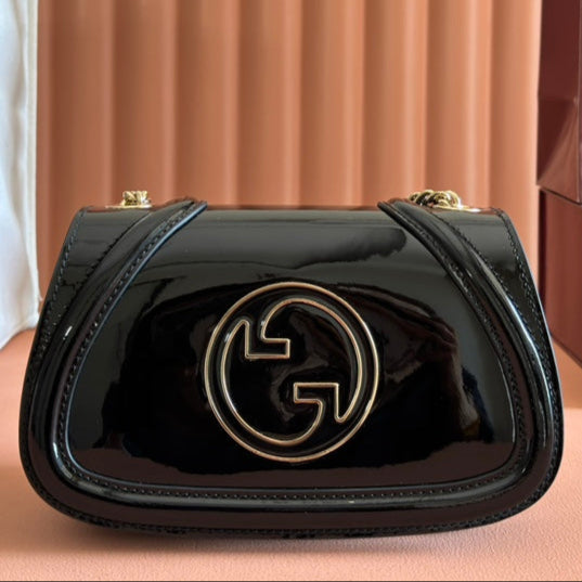 Gucci Blondie Bag Black Patent Leather mysite