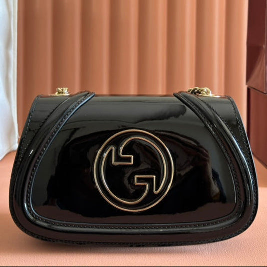 Gucci Blondie Bag Black Patent Leather mysite
