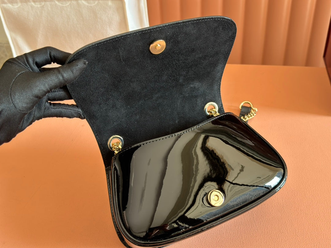 Gucci Blondie Bag Black Patent Leather mysite