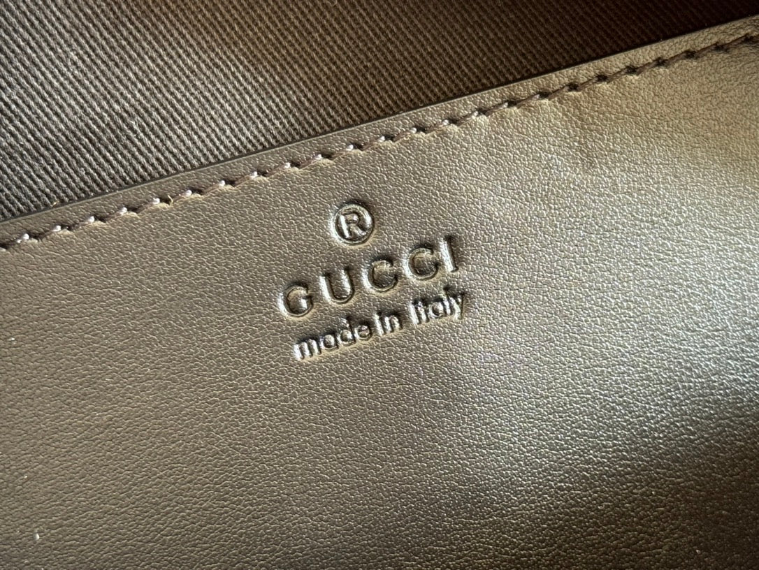 Gucci GG Marmont 24 Bag All Black Calfskin 248345 mysite