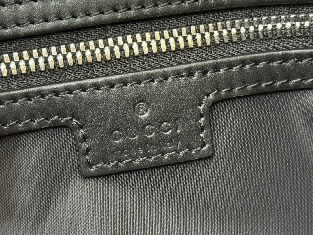 Gucci Bag Black Canvas Leather 248452 mysite