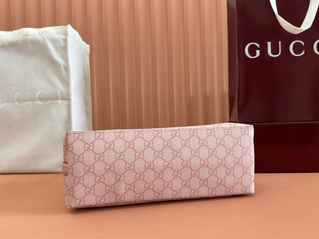 Gucci Ophidia 31cm Bag Pink Canvas 244357 mysite