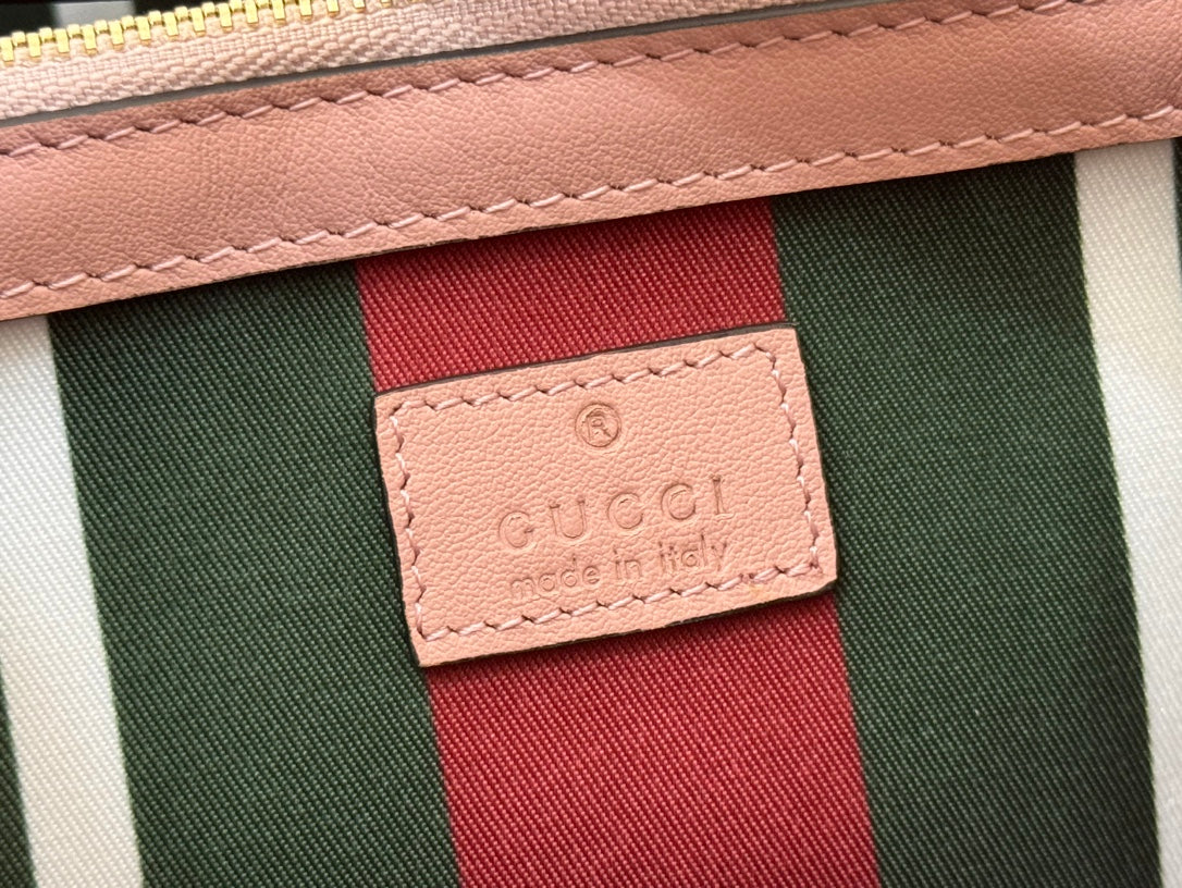 Gucci Ophidia 38cm Bag Pink Canvas 244358 mysite