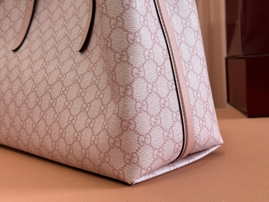 Gucci Ophidia 38cm Bag Pink Canvas 244358 mysite